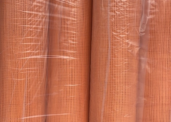 Оранжевая ячеистая сеть 5x5mm волокна длины 100m для держать стены чистый и сухой